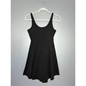 PINK Victoria’s Secret Dress XS Black Fit & Flare Mini Casual Cute Cotton Skater